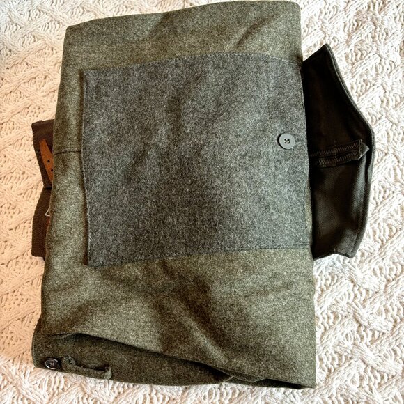 WW2 REAL VINTAGE Army Military Wool Cargo Pocket Pants Collectible NEW UNUSED - Picture 10 of 11
